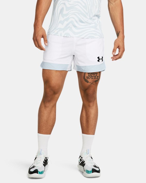 Men's UA Baseline 5" Shorts in White image number 0